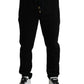 Dolce & Gabbana Black Cotton Skinny Jogger Sweatpants Pants