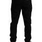 Dolce & Gabbana Black Cotton Skinny Jogger Sweatpants Pants