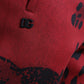 Dolce & Gabbana Red Black Leopard Stretch Jogger Pants