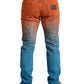 Dolce & Gabbana Multicolor Ombre Cotton Slim Fit Denim Jeans