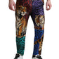 Dolce & Gabbana Multicolor Tiger Cotton Loose Denim Jeans