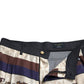 Dolce & Gabbana Multicolor Heraldic Skinny Men Pants