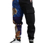 Dolce & Gabbana Black Tiger Print Cargo Jogger Pants