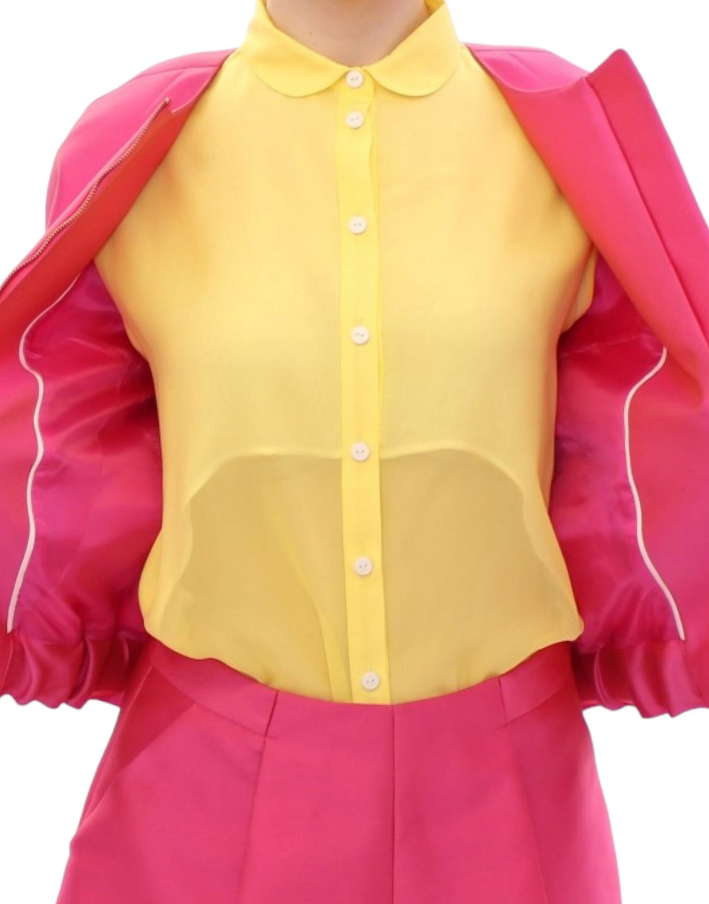 CO|TE Pink silk blend jacket