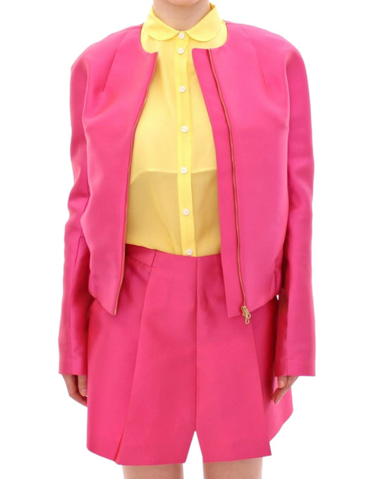 CO|TE Pink silk blend jacket