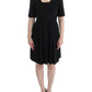 CO|TE Black Short Sleeve Venus Dress