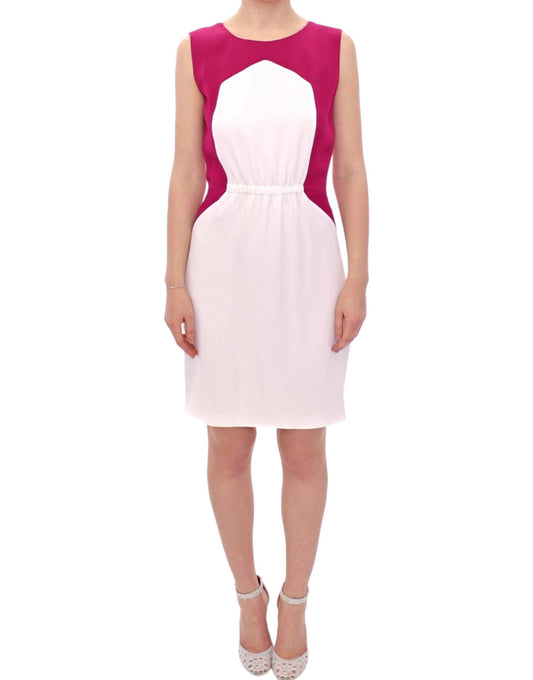 CO|TE White Pink Lindsay Shift Dress