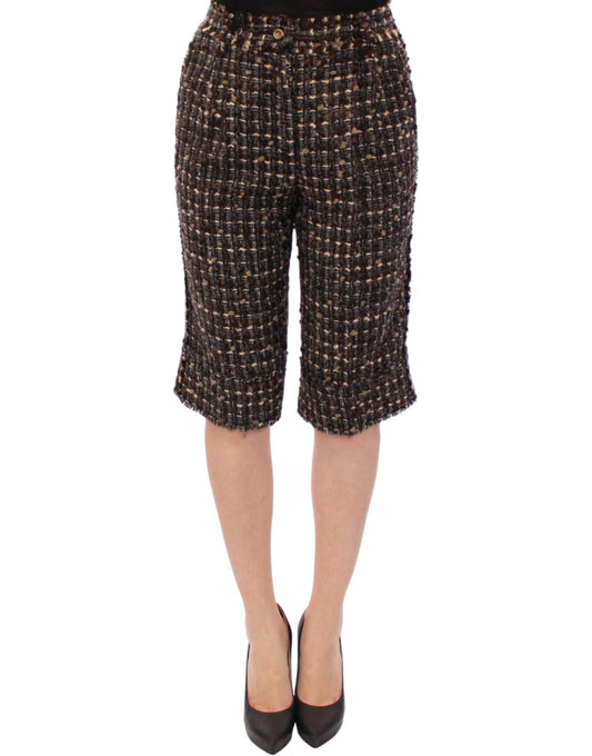 Dolce & Gabbana Multicolor Wool Shorts