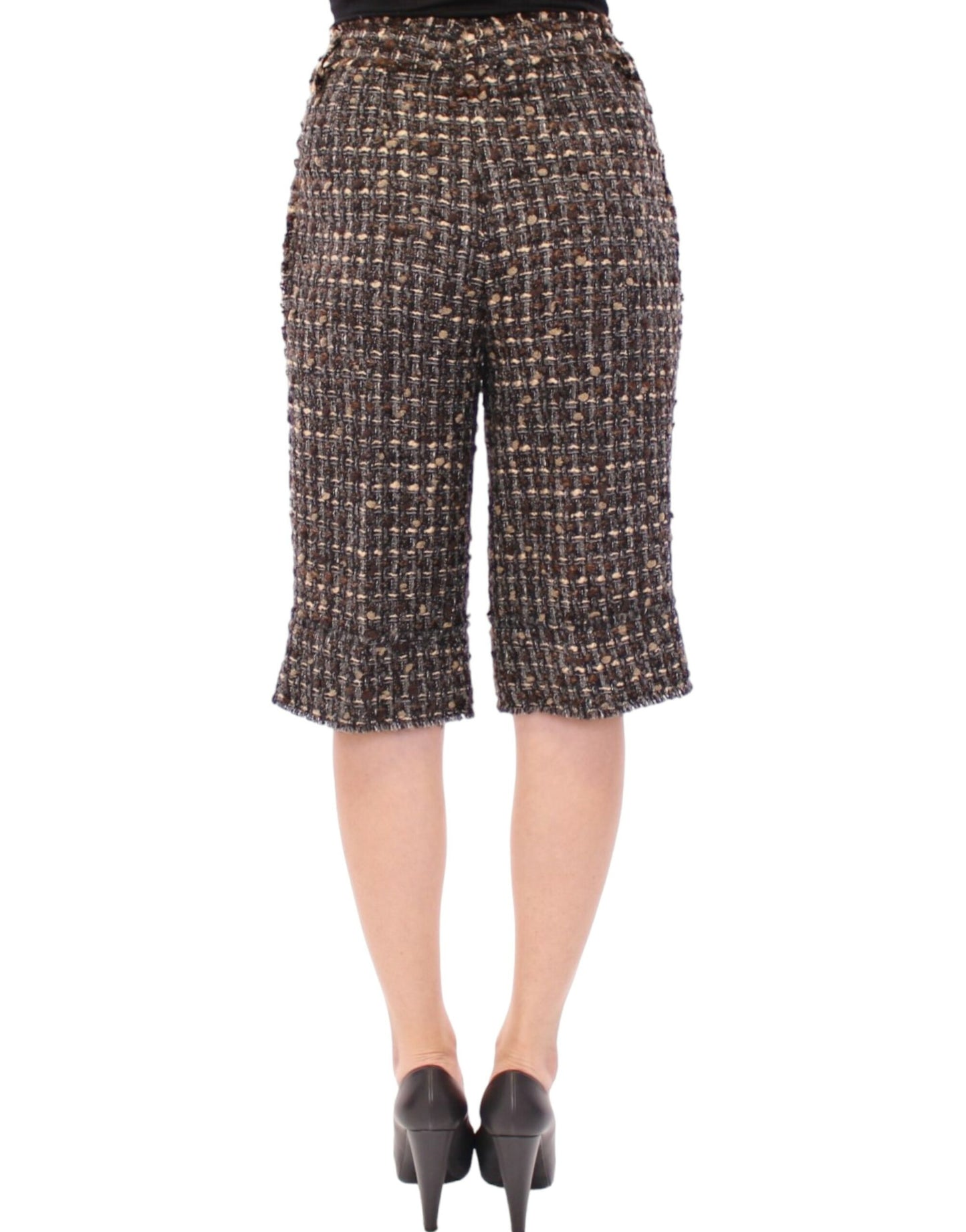 Dolce & Gabbana Multicolor Wool Shorts