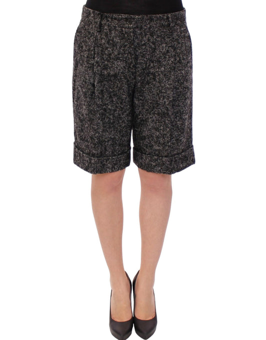 Dolce & Gabbana Gray wool shorts pants