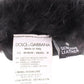 Dolce & Gabbana Black Beaver Fur Lambskin Leather Elbow Gloves