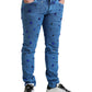 Dolce & Gabbana Blue Crystal Embellished Skinny Denim Jeans