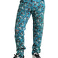 Dolce & Gabbana Blue Floral Print Skinny Cotton Denim Pants