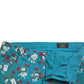 Dolce & Gabbana Blue Floral Print Skinny Cotton Denim Pants