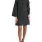 Dolce & Gabbana Black White Polka Dot Shift Dress