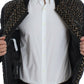 Dolce & Gabbana Black Gold Sequined Goatskin Jacket