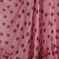 Dolce & Gabbana Chic Pink Polka Dot Strapless Silk Dress