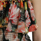 Dolce & Gabbana Multicolor Floral Chiffon Tiered Maxi Dress