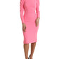 Dolce & Gabbana Elegant Rose Pink Bodycon Dress