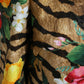 Dolce & Gabbana Multicolor Tiger Floral Print Shift Mini Dress