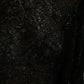 Dolce & Gabbana Black Floral Lace Sheer A-line Midi Dress