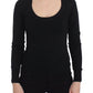 Dolce & Gabbana Black Cashmere Crewneck Sweater Pullover