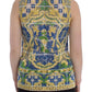 Dolce & Gabbana Multicolor Majolica Embroidered Sweater