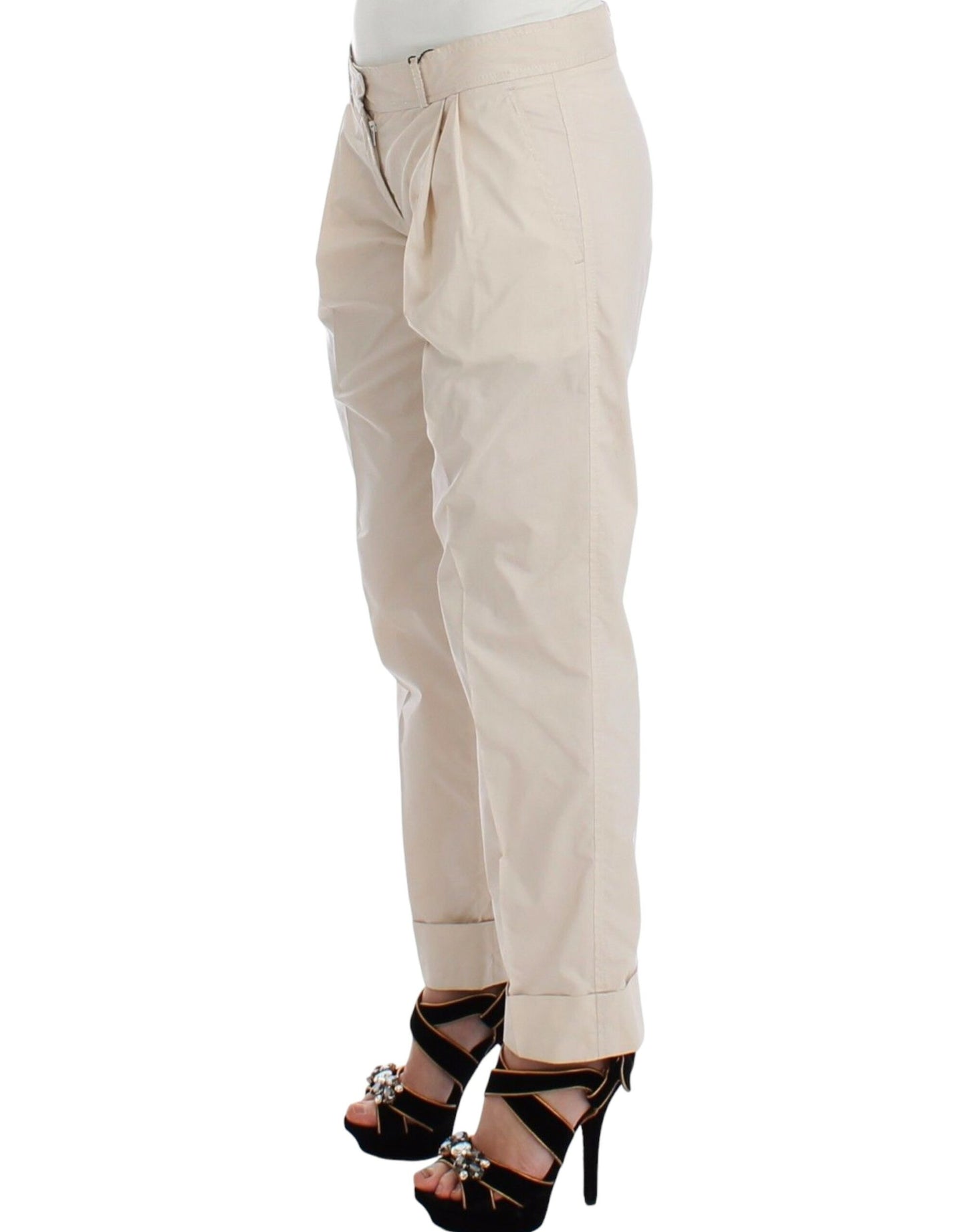 Ermanno Scervino Beige Chinos Casual Dress Pants Khakis