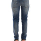 Ermanno Scervino Blue Slim Jeans Denim Pants Straight Stretch