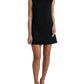 Dolce & Gabbana Elegant Black Sleeveless Shift Mini Dress