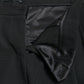 Dolce & Gabbana Black Wool High Waist Cropped Tapered Pants