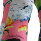 Dolce & Gabbana Multicolor Floral High Waist Leggings Pants