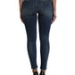 Dolce & Gabbana Dark Blue Washed Skinny Mid Waist Denim Jeans