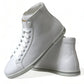 Dolce & Gabbana White Saint Tropez High Top Men Sneakers Shoes