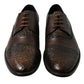 Dolce & Gabbana Brown Exotic Leather Lace Up Oxford Dress Shoes