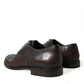 Dolce & Gabbana Brown Exotic Leather Lace Up Oxford Dress Shoes