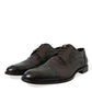 Dolce & Gabbana Brown Exotic Leather Formal Men Dress Shoes