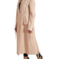 Dolce & Gabbana Beige Cotton Single Breasted Long Coat Jacket