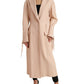 Dolce & Gabbana Beige Cotton Single Breasted Long Coat Jacket