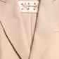 Dolce & Gabbana Beige Cotton Single Breasted Long Coat Jacket