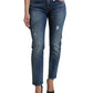 Dolce & Gabbana Blue BOYFRIEND Mid Waist Cotton Denim Jeans