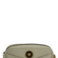 Versace White Lamb Leather Small Camera Crossbody Bag