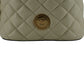 Versace White Lamb Leather Small Bucket Shoulder Bag