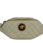 Versace White Lamb Leather Belt Bag