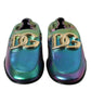 Dolce & Gabbana Multicolor Leather DG Logo Loafer Dress Shoes