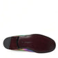 Dolce & Gabbana Multicolor Leather DG Logo Loafer Dress Shoes