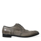 Dolce & Gabbana Brown Leather Lace Up Formal Derby Dress Shoes