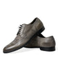 Dolce & Gabbana Brown Leather Lace Up Formal Derby Dress Shoes