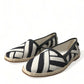 Dolce & Gabbana Chic Striped Canvas Espadrilles