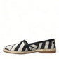 Dolce & Gabbana Chic Striped Canvas Espadrilles